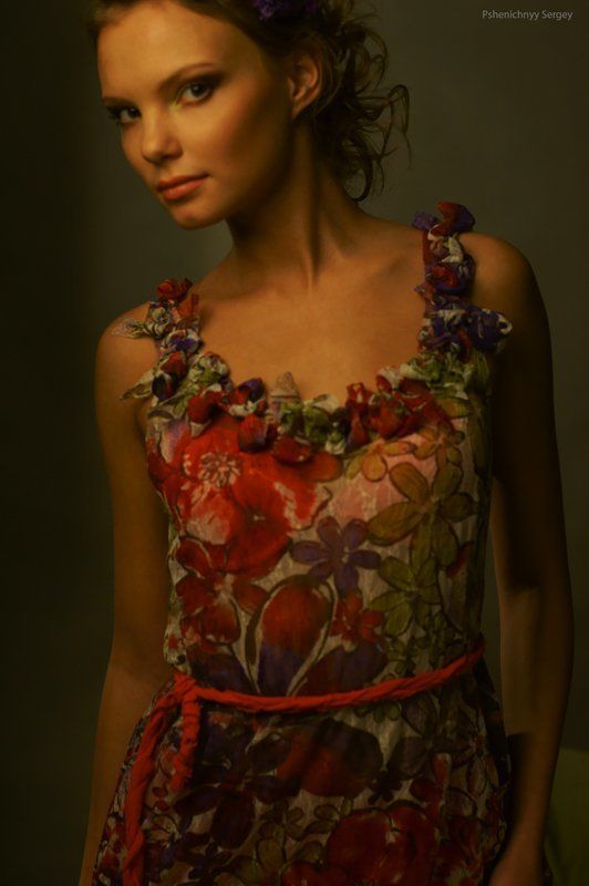 портрет, жанр, на душе веснаphoto preview