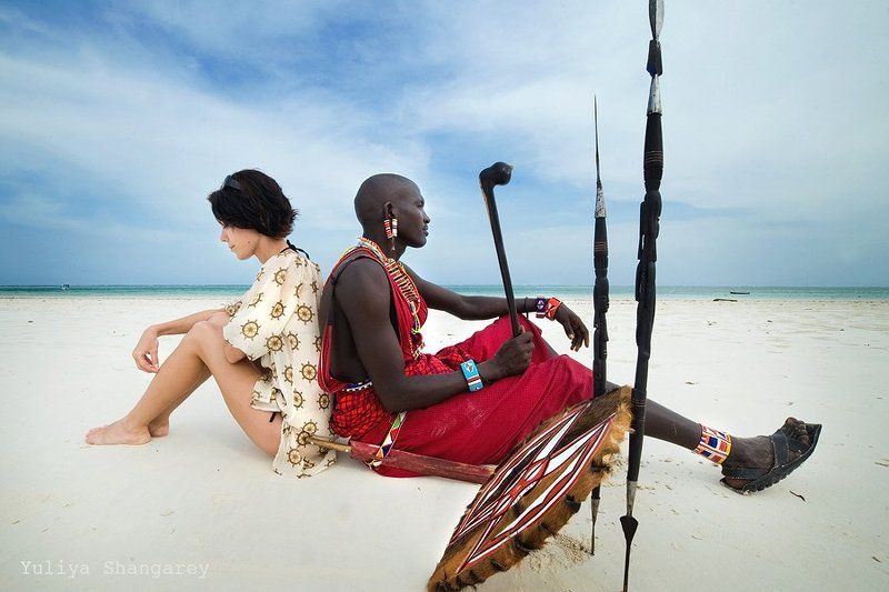 Белая масаиphoto preview