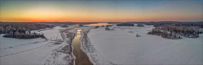 ленинградская область_выборгский район_река сторожевая_восход_апрель_морозное утро Апрельский восход над рекой Сторожевая.photo preview