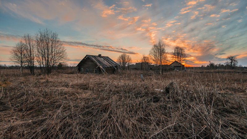 великий двор,вологодчина,кема,север, Апрельское утро.photo preview