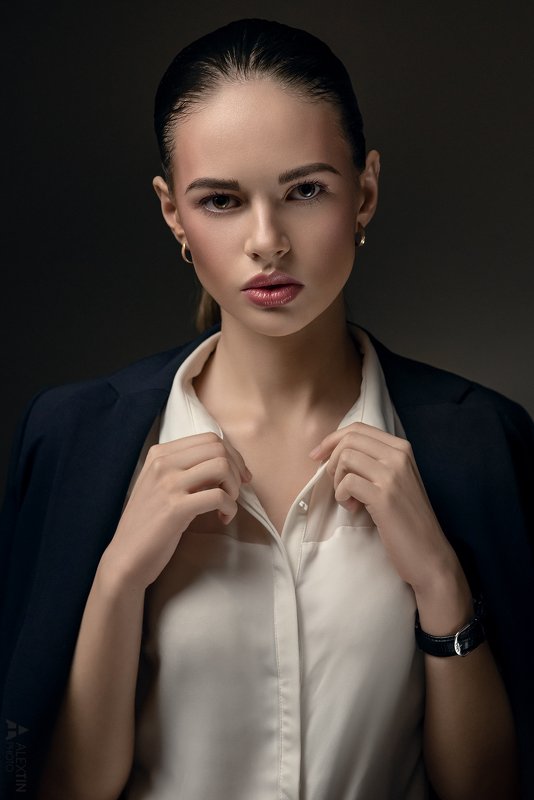 портрет, девушка, студия Лена фото превью