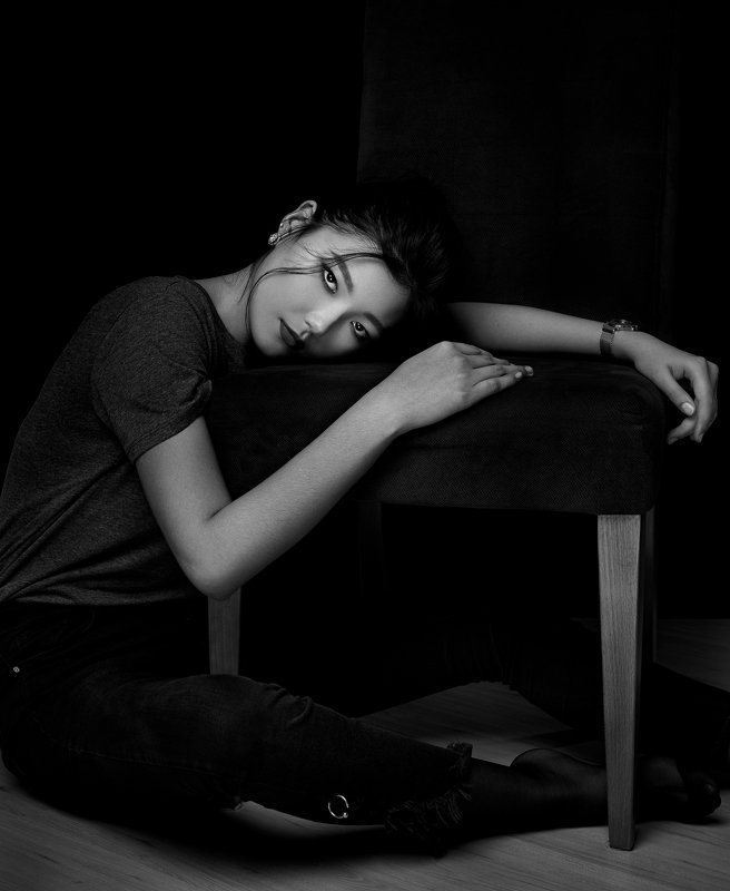 beauty, beauty photographer, fashion, portrait, model, posing, creative, h6d, inspire, beautiful, blackandwhite Aidaphoto preview