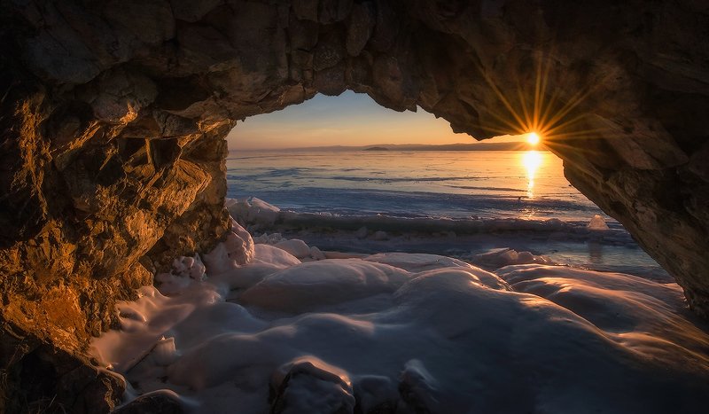 байкал С видом на рассвет....photo preview