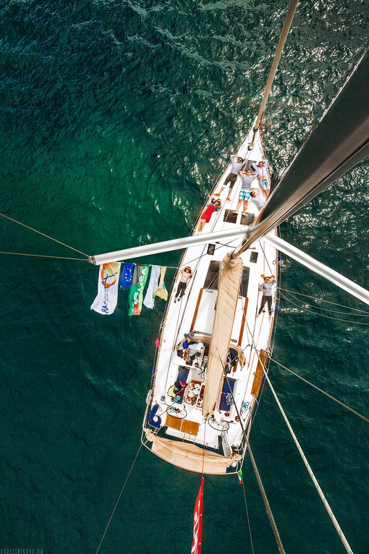 яхтинг, яхта, италия, путешествие, спорт, аэросъемка, лето, море С высоты птичьего полетаphoto preview