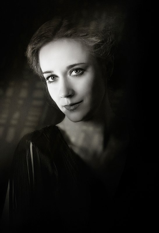 портрет ч/б * * * *photo preview