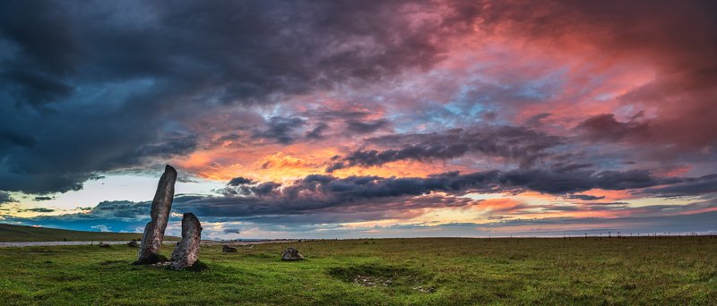 менгир, закат, горы, бермамыт, Менги́рыphoto preview