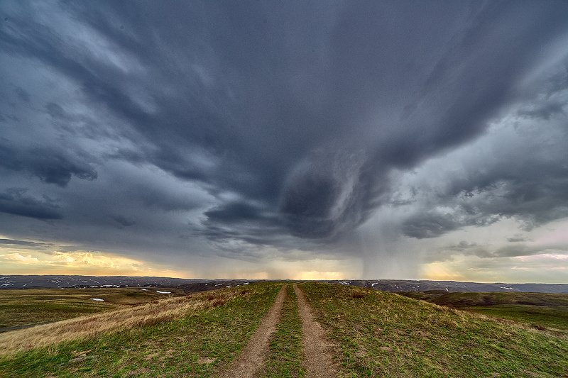 Дождь у горизонта.photo preview