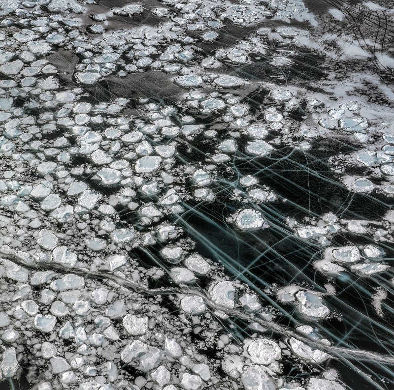 россия, природа россии, природа, пейзаж, зима, байкал, трещины, путешествие Ледphoto preview