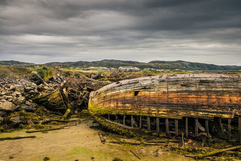 териберка Старый баркасphoto preview
