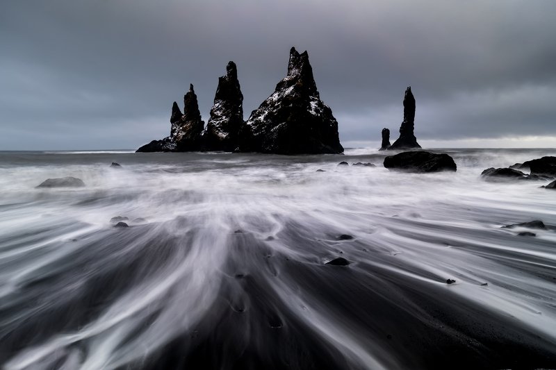 vik, исландия, шторм Затишьеphoto preview