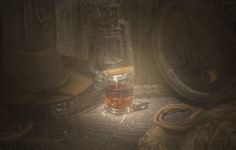 рустик, бочка, деревенский, стиль, виски, Натюрморт в стиле рустик фото превью