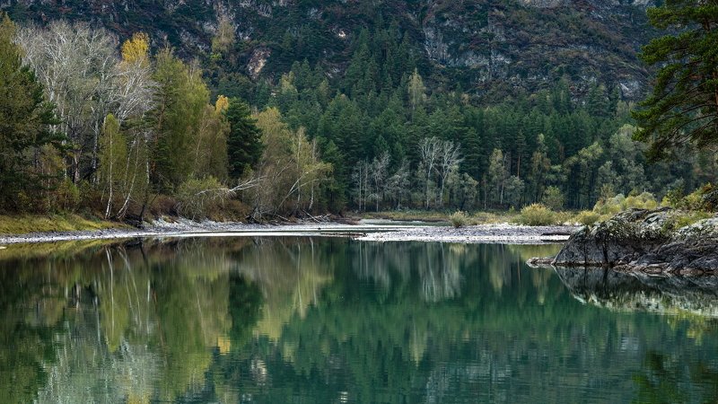 горы, алтай, горный алтай, вечер, ник васильев, бирюза, зеркало, река, катунь Бирюзовое зеркало Катуни.photo preview