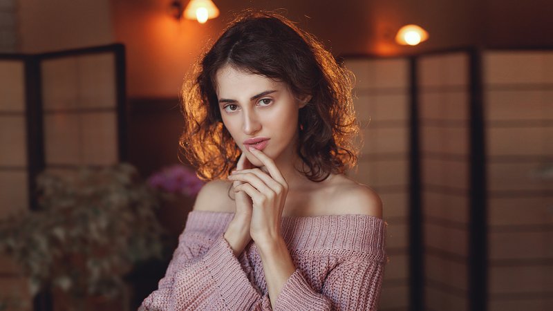 portrait, woman, light, canon, minsk, beautiful Hinaphoto preview