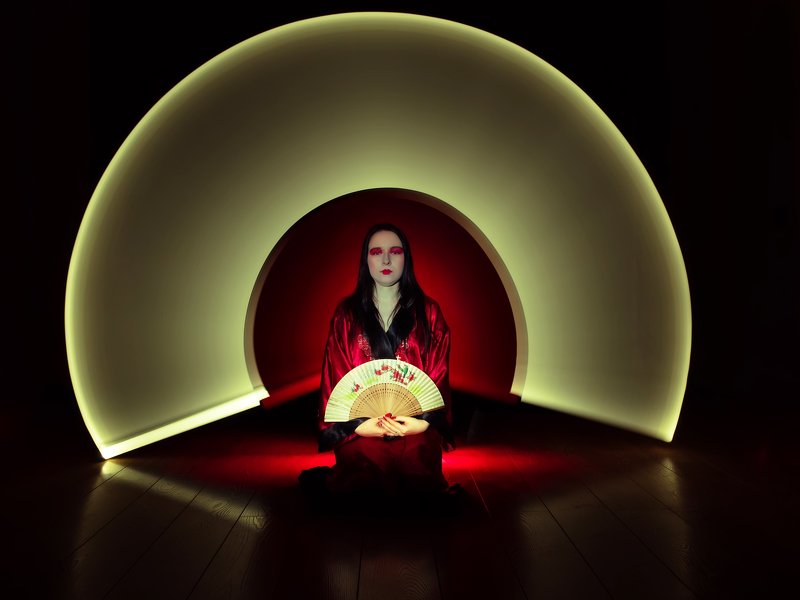 lightpainting, lightart, longexposure, nightphotography, light, night, portrait, lightportrait Полевой цветокphoto preview