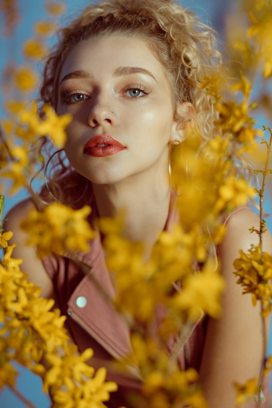 spring, color, model, girl, young, female, woman, beautiful Spring moodphoto preview