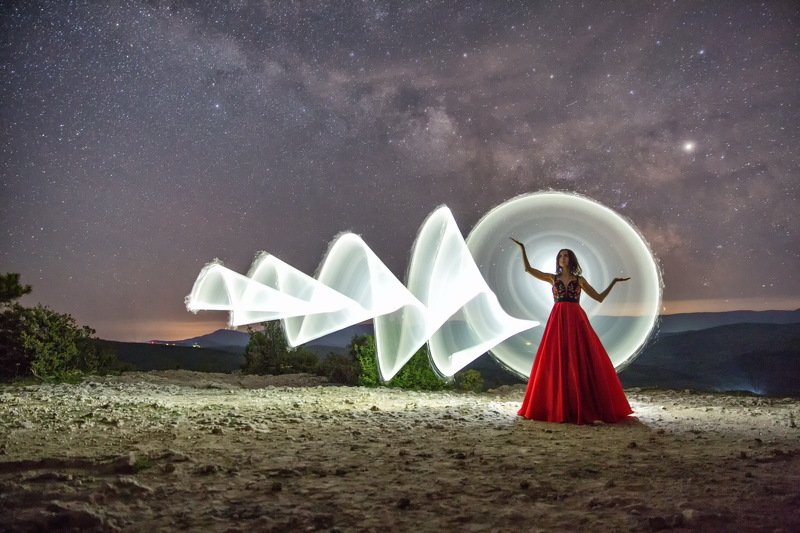 крым, горы, crimea, звезды, ночь photo preview