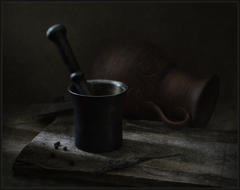 натюрморт, still life, ступка, кувшин still lifephoto preview