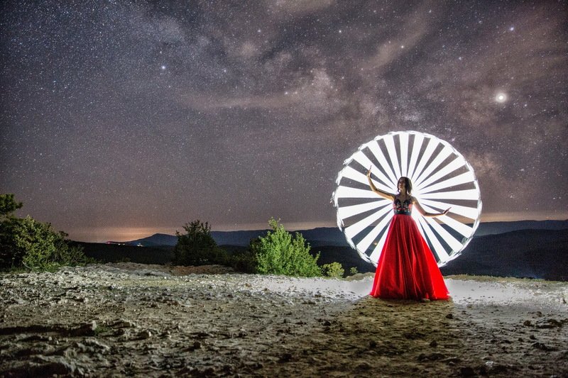 крым, горы, crimea, звезды, ночь photo preview