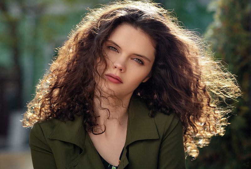 портрет, девушка, солнце Мария фото превью