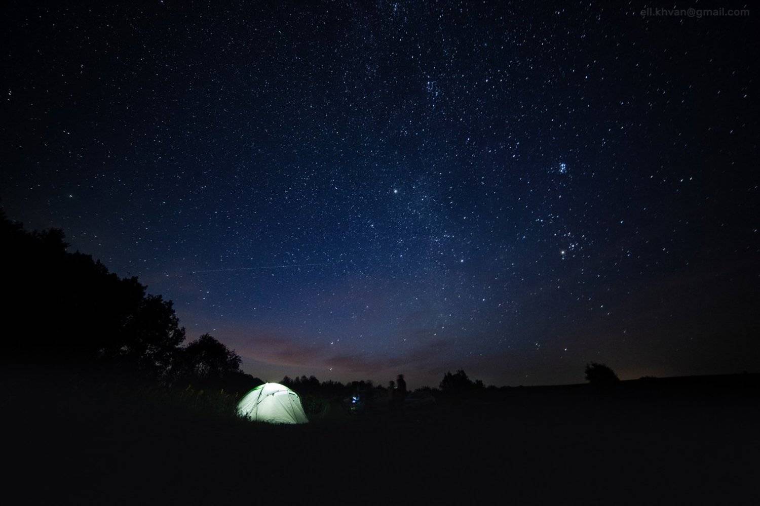 Звездопад. Автор: Элина Хван Тула, млечный путь, ночная съёмка, подсолнухи, Элина Хван