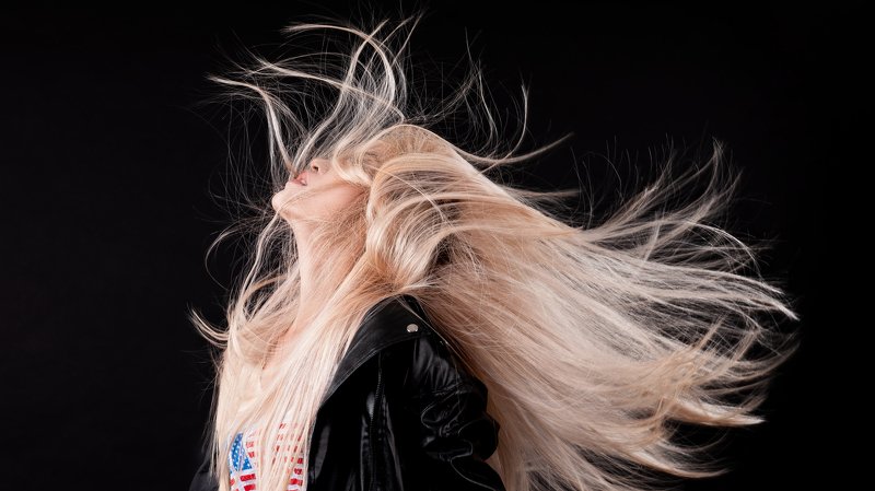 portrait hair lighting studio photo preview