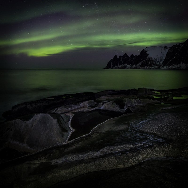 naight, aurora, travel, landscape, norway Magic naight фото превью