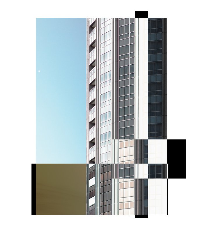 инверсия, квадрат, здания, небо, минимализм Геометрия.photo preview