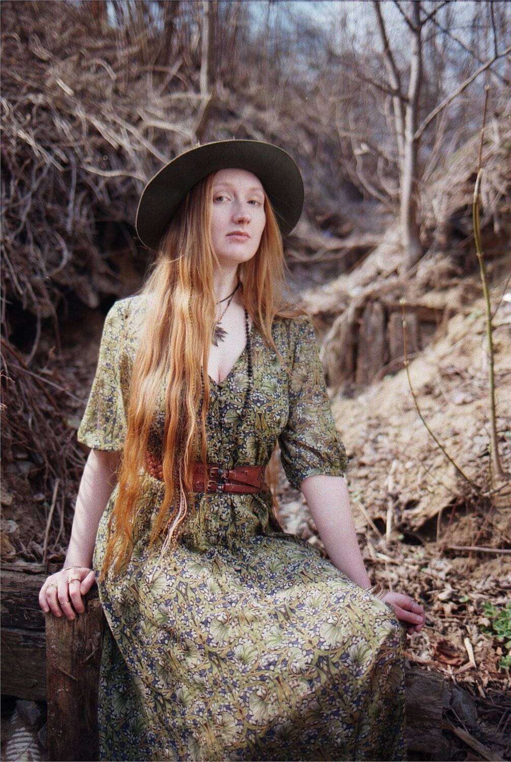 fashion, деревья, рыжая, бохо шик, плёнка, Алексей Егоров