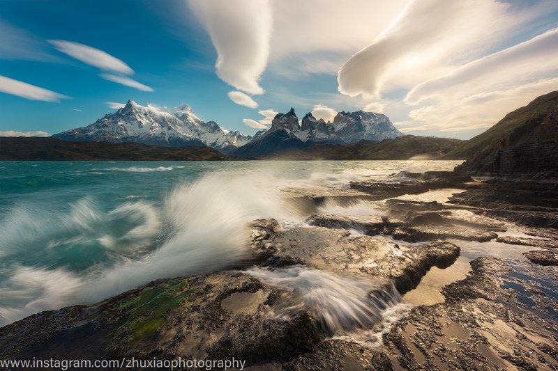 путешествие пейзаж интеллект Время национального парка Торрес дель Пайнеphoto preview