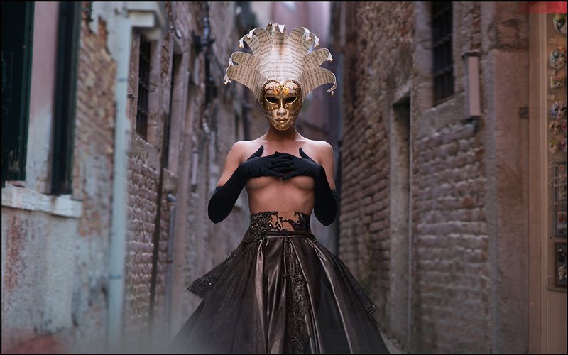 lucastudio, nude Masks of Venice ©photo preview