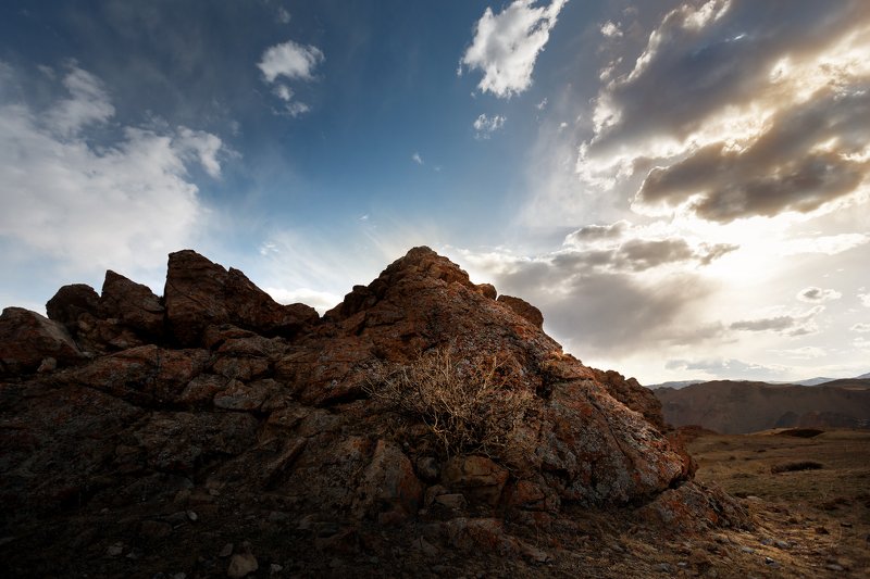 пейзаж, природа, алтай, горы, небо, свет, nature, mountain, light, sky Каменный замокphoto preview