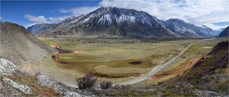 алтай, чулышман, снег, май, весна Долина Чулышманаphoto preview