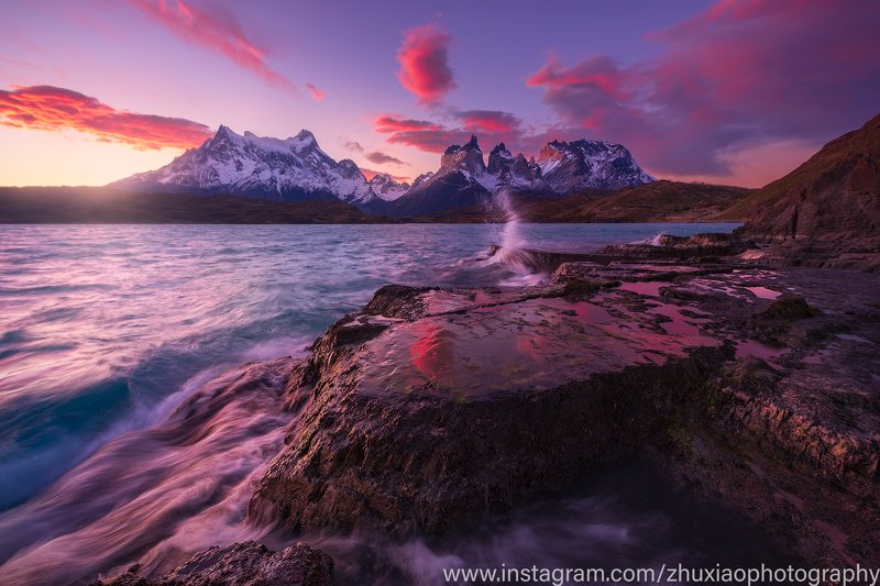 Закат в национальном парке Торрес дель Пайнеphoto preview