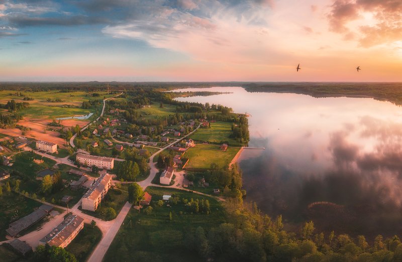 landscape,summer,sunset,drone,lake Nirzaphoto preview