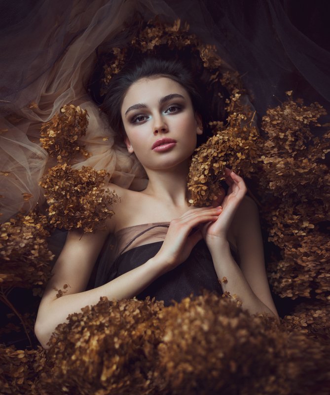 портрет, девушка, сухоцвет Анастасияphoto preview