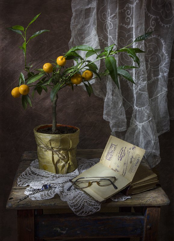 натюрморт,весна,книга,лимон, Сны из детства...photo preview