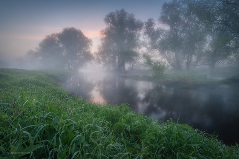 угра,рассвет,утро,пейзаж Предрассветная майская нега...photo preview