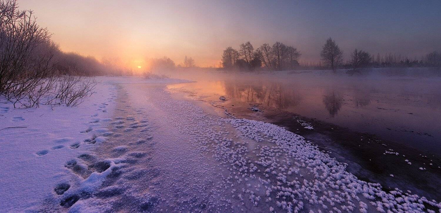 вилия, мороз,  солнце, зима,беларусь, Алексей Угальников