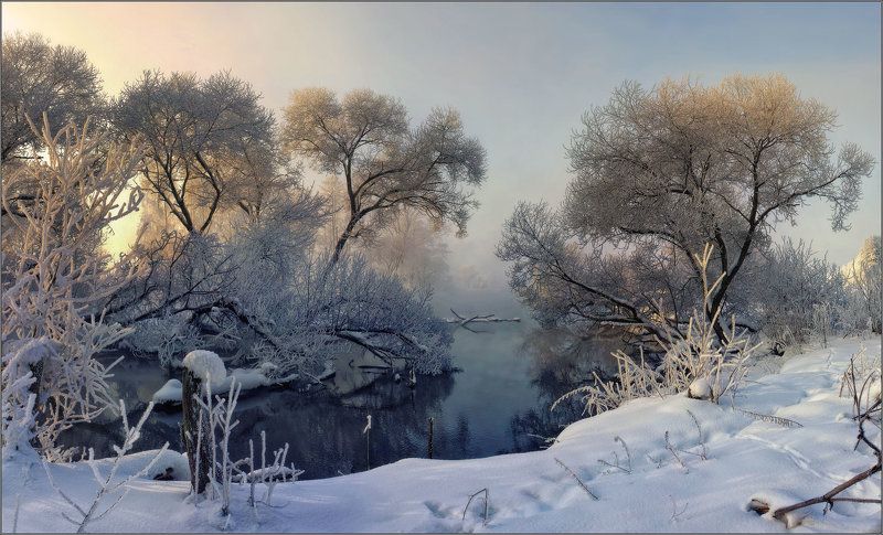 Рассветотуманноморозное....photo preview