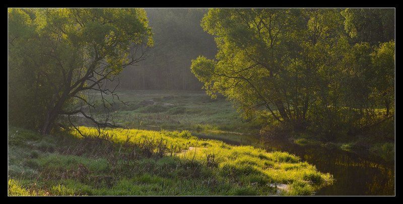 весна, май, река, утро Майское утро на Учеphoto preview