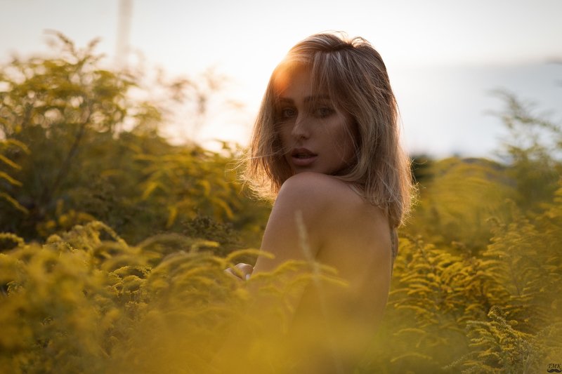 summer, portrait, mood, moody, nikon, colors, evening, sunflare, look, eyes, beauty, nude Hello summerphoto preview