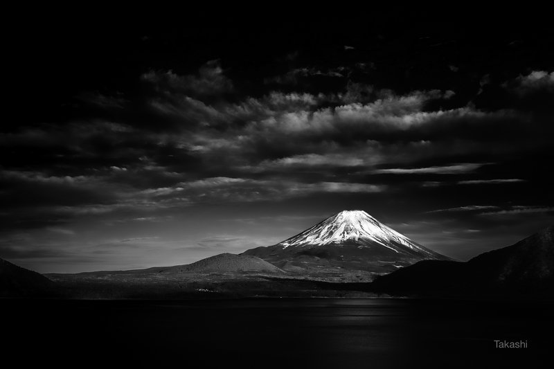 fuji,mountain,japan,snow,lake,water,clouds Sunset view of a dayphoto preview