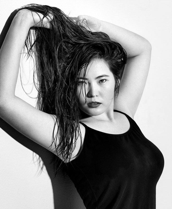 blackandwhite, creative, inspire, portrait, long hair, model, person, people, hasselblad Nargizaphoto preview