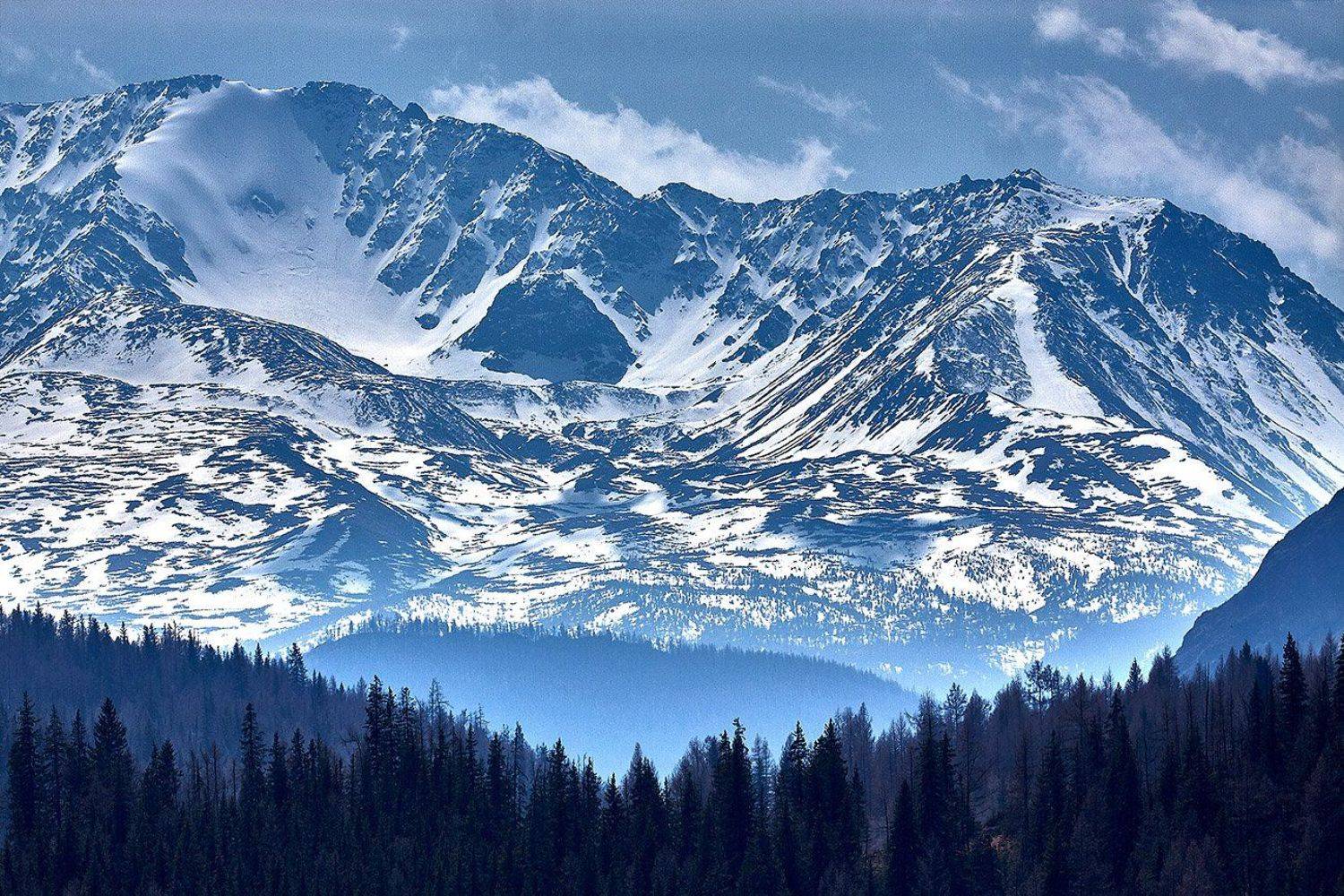 Волнительная синева.. Автор: Качурин Алексей алтай, ледник актру, актру, алтайский край, долина, весна,осень, лиственницы, ледник,ледники, Качурин Алексей