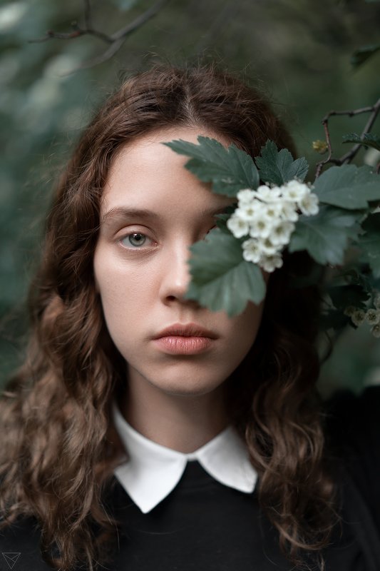 Женский портрет, портрет, природа, portrait, women, красивый портрет, взгляд, цветы Машаphoto preview