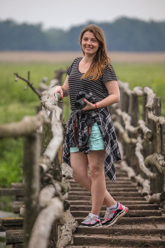 портрет, природа, пленер Над тихою речушкой без названья... фото превью