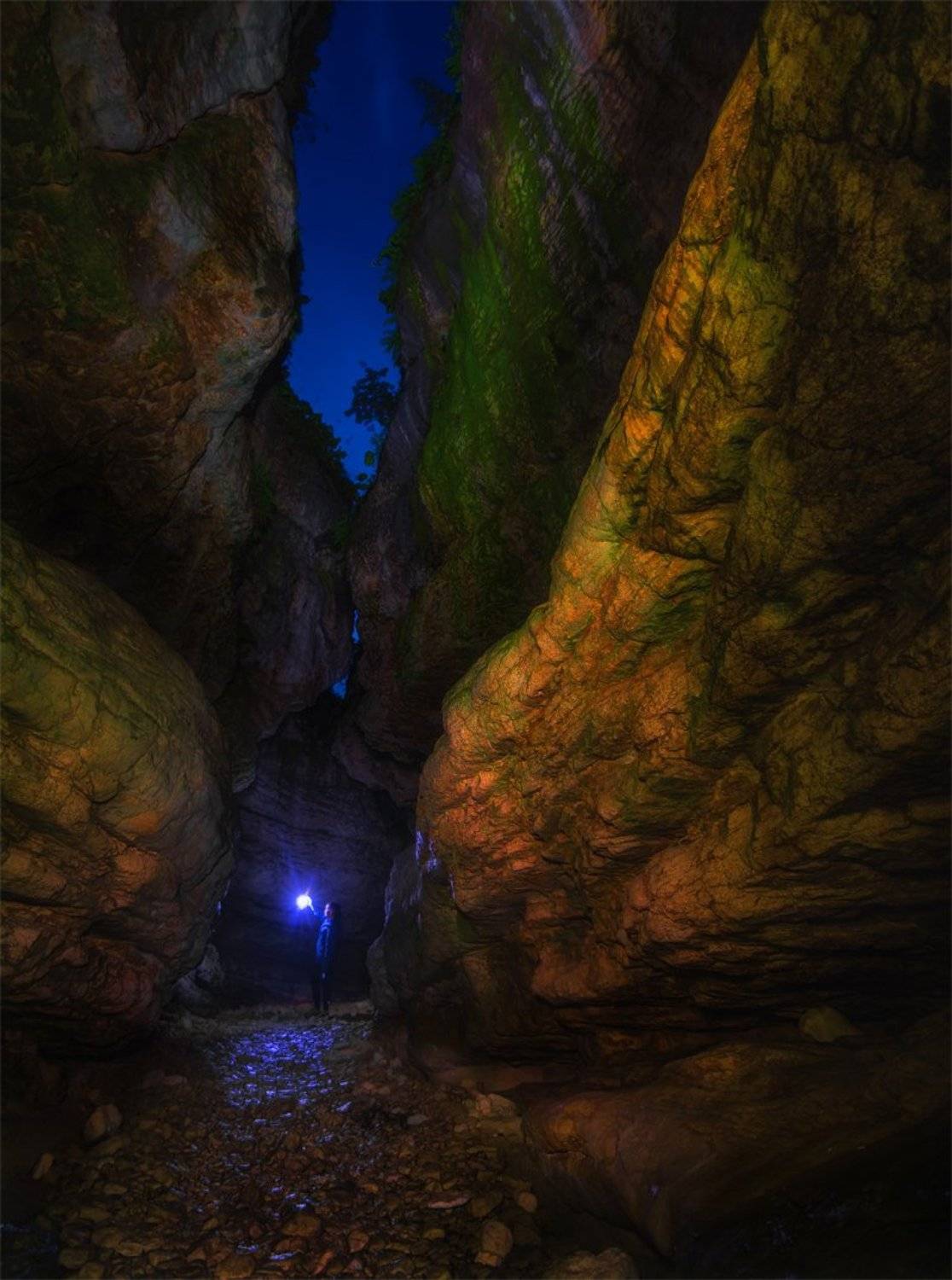 природа, пейзаж, горы, кавказ, природа россии, дикая природа, свет, облака, ночь, лето,, Альберт Беляев