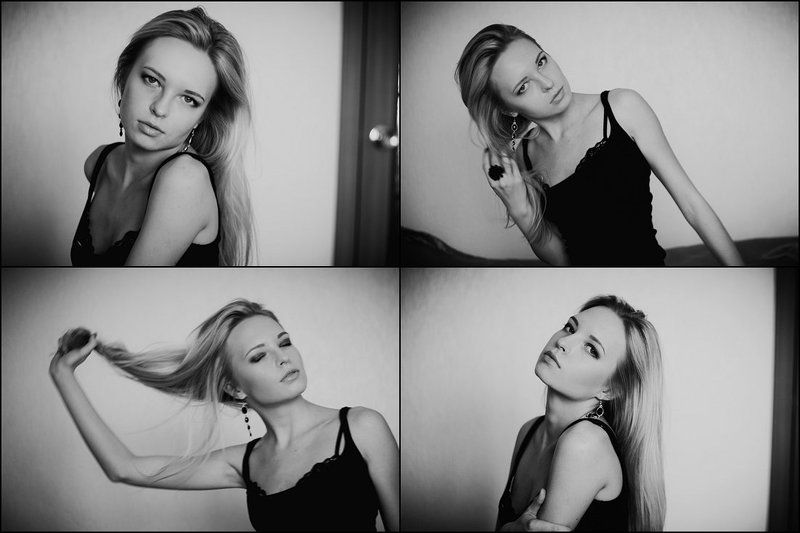 портрет, юля, черно-белый, чб, жанр, эмоции Uliaphoto preview
