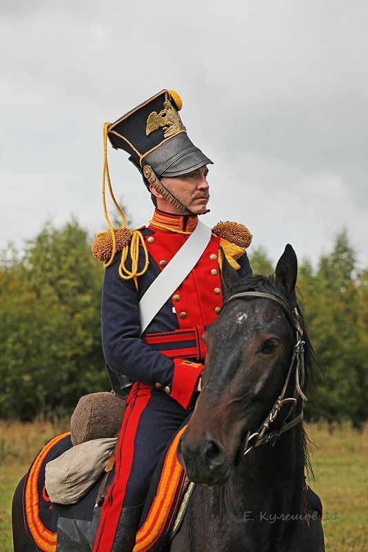 защитники отечества, гусар, кутузов, карабенер, кирасир, пушкарь, наполеон, война, 1812, бородино, шевардино, кулешов евгений, евгений кулешов 1812 в лицахphoto preview