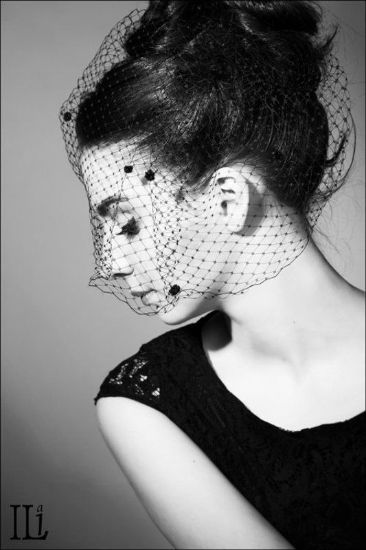 девушка, портрет, вуаль Вуаляphoto preview